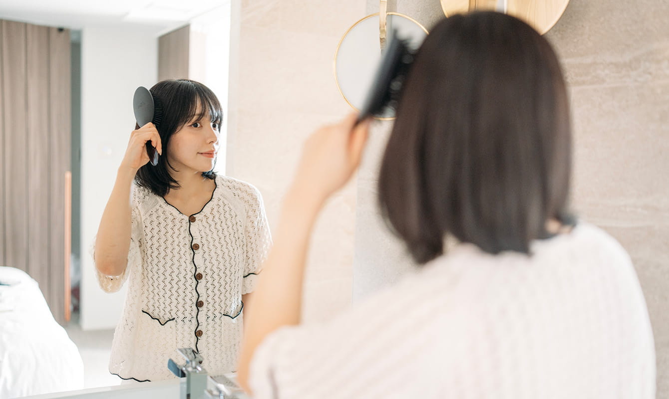1. ブラッシングをする