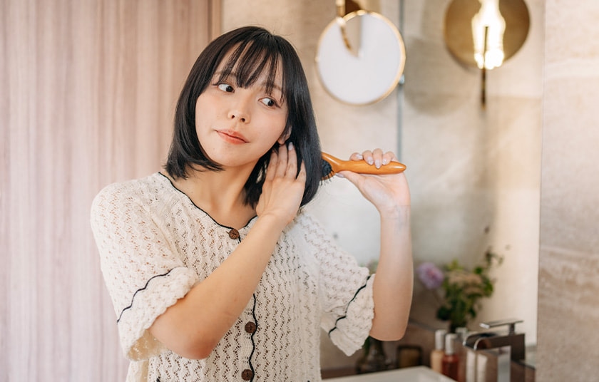 髪にやさしい乾かし方はどっち？