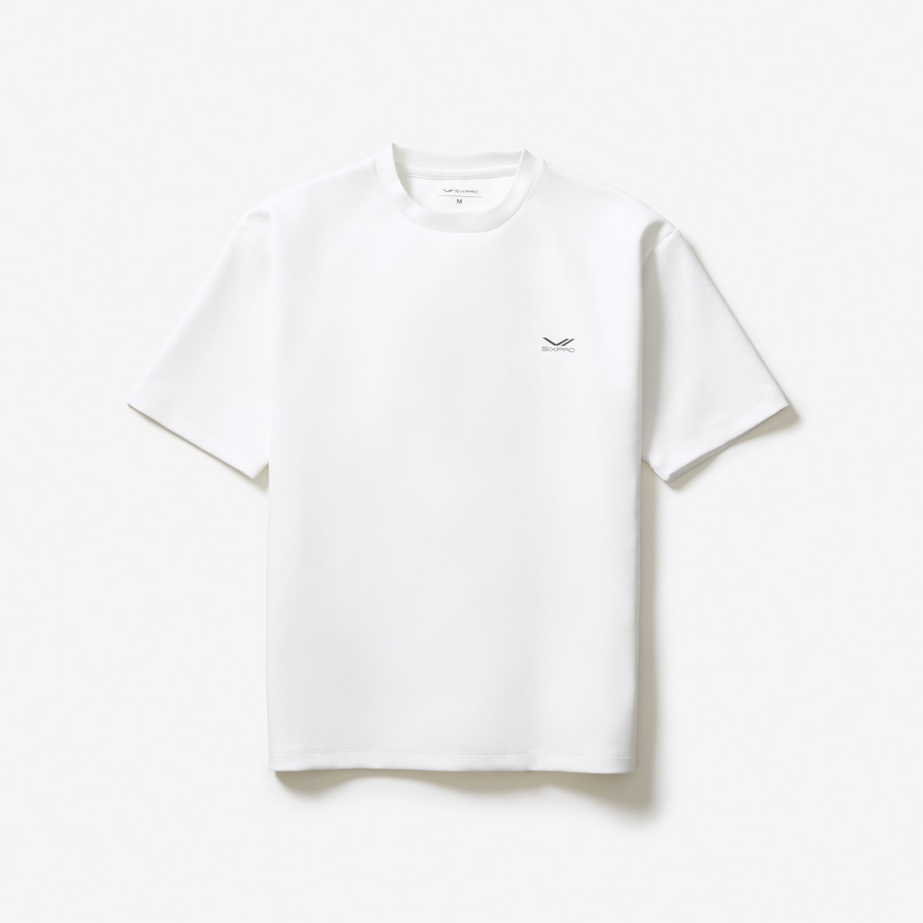 シックスパッド リカバリーウェア オーバーサイズTシャツ ホワイト S