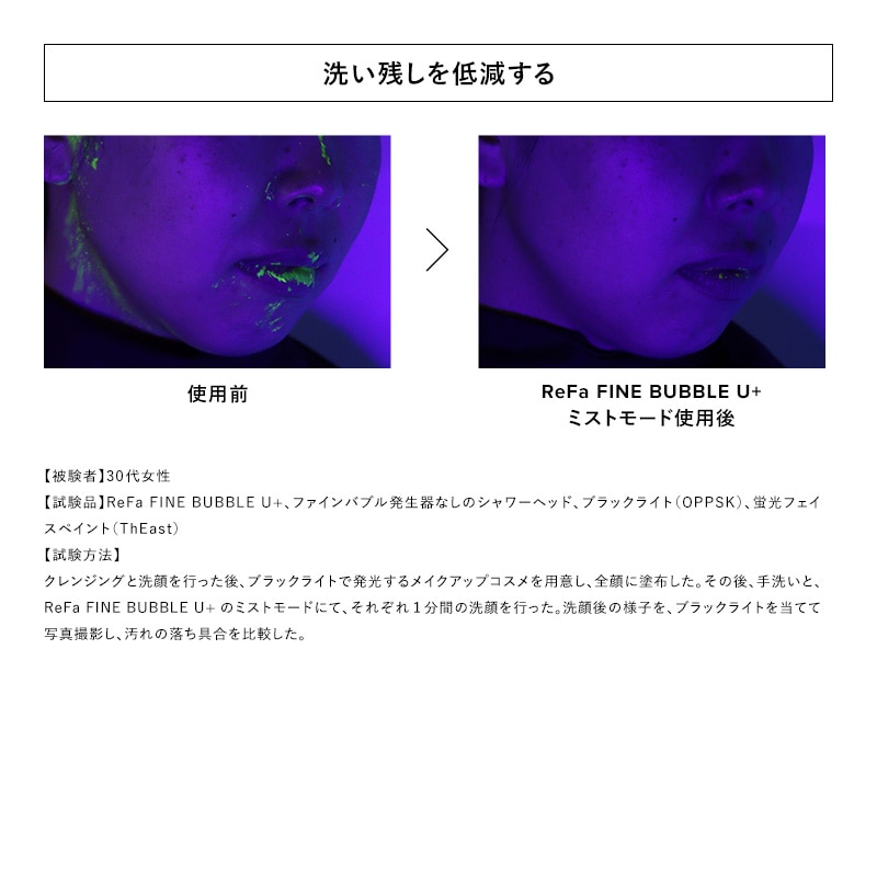 【ReFaギフトラッピングセット S+】リファファインバブル U+(ブラック)