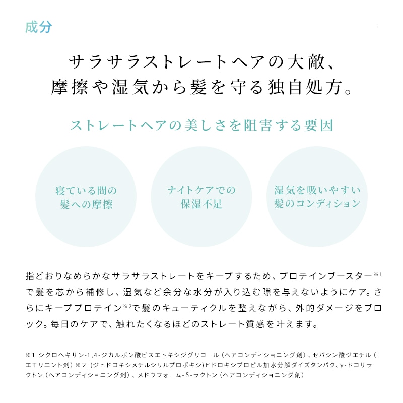 リファミルクプロテインアウトバストリートメントストレート100g