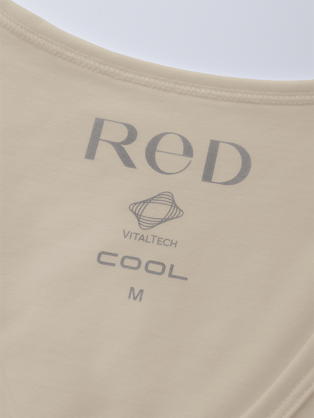 ReD バイタルテック Vネックインナー半袖(COOL) ベージュ S ベージュ S
