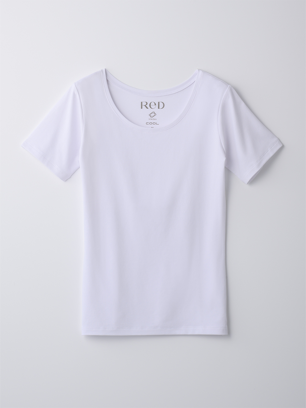 ReD バイタルテック Uネックインナー半袖(COOL) ホワイト M