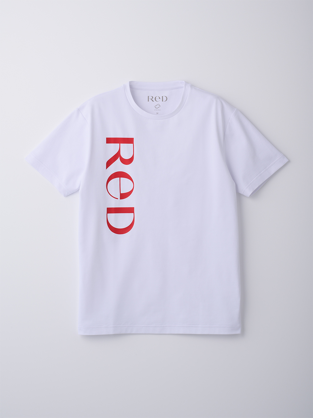 ReD バイタルテック クルーネック半袖(ロゴあり) ホワイト M
