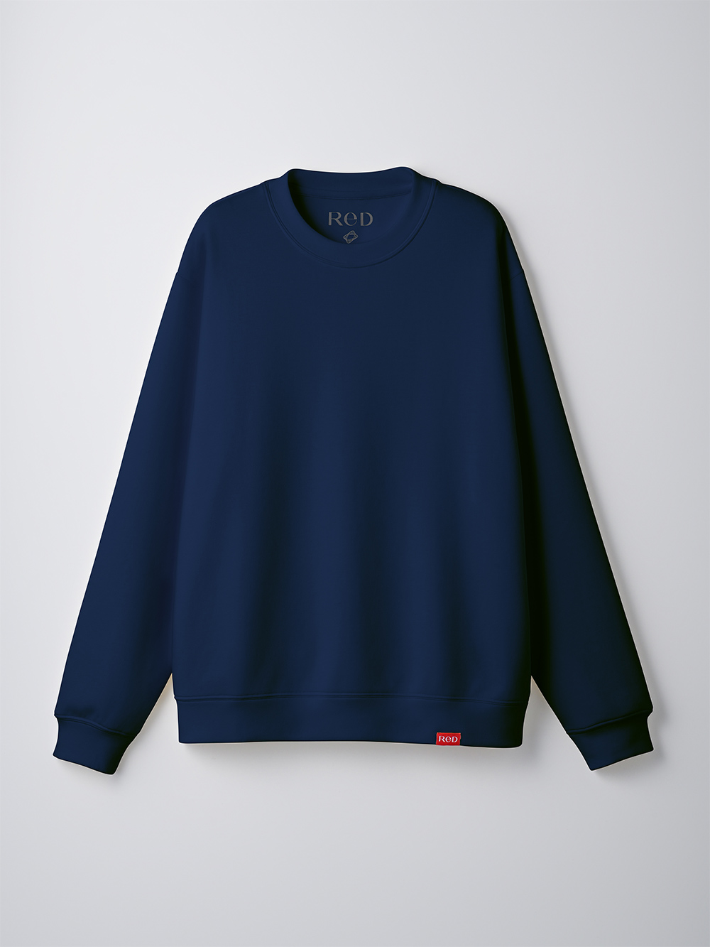 ReD バイタルテック ダンボールニット クルーネック長袖 ネイビー M