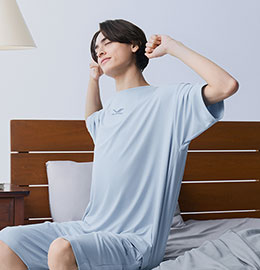 SLEEP このなめらかさが、眠りを変える。 Recovery Wear Sleep